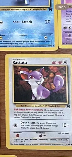 Team Rocket near Complete Common Set all 22 Pokemon cards no trainers. - Image 3