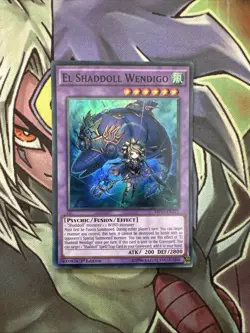 MP15-EN221 El Shaddoll Wendigo Super Rare 1st Edition NM Yugioh Card - Image 1
