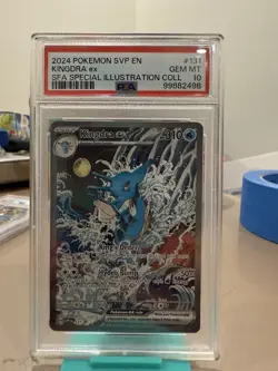 Kingdra EX 131 SV Scarlet & Violet Shrouded Fable Promo Card PSA 10 - Image 1
