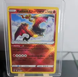 Pokemon Radiant Charizard Crown Zenith Reverse Holo Rare Card 020/159 - Image 1