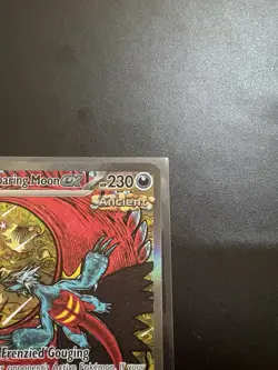 Pokemon TCG Prismatic Evolutions Roaring Moon EX Card 162/131 Sir - Image 3