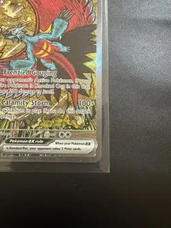 Pokemon TCG Prismatic Evolutions Roaring Moon EX Card 162/131 Sir - Image 4