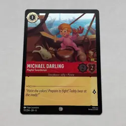Michael Darling 111/204 Disney Lorcana Azurite Sea Common Cold Foil Card NM - Image 1