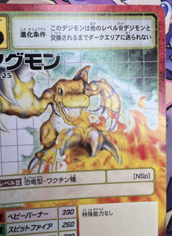 Agumon Bx-25 Digimon Trading Card Game Vintage Bandai 2003 🦤 - Image 3