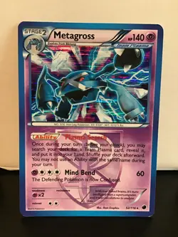 Metagross 52/116 Pokemon Plasma Freeze Reverse Holo Rare - Image 1