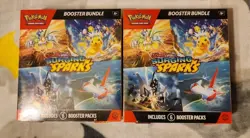 x2 Pokemon TCG Scarlet & Violet Surging Sparks Booster Bundle Boxs New Sealed - Image 1