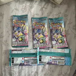 5 X Pokemon TCG Scarlet And Violet SV9 Battle Partners Booster Pack JPN NEW - Image 2