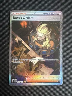 Pokemon TCG Boss's Orders Scarlet & Violet Paldea Evolved Holo Card 265/193 SIR - Image 2