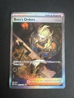 Pokemon TCG Boss's Orders Scarlet & Violet Paldea Evolved Holo Card 265/193 SIR - Image 1