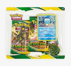 Pokemon Sword and Shield Evolving Skies 3 Pack Blister Eiscue (EN) - Image 1