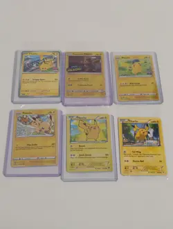 Pokemon Sealed Pikachu Build A Bear/Movie Promo/Snowflake Promo Holo Cards - Image 1