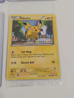 Pokemon Sealed Pikachu Build A Bear/Movie Promo/Snowflake Promo Holo Cards - Image 2