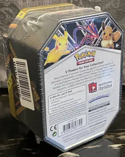 Pokemon TCG SWSH V Powers Tin 2020 English New & Sealed ~ Pikachu V - Image 3