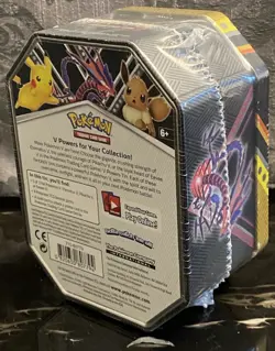 Pokemon TCG SWSH V Powers Tin 2020 English New & Sealed ~ Pikachu V - Image 4