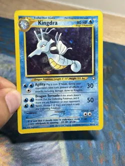 Kingdra 8/111 Neo Genesis Holo Rare 1995-2000 Gen 2 Vintage Pokemon Card - Image 4