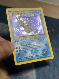 Kingdra 8/111 Neo Genesis Holo Rare 1995-2000 Gen 2 Vintage Pokemon Card - Image 5