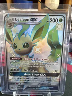Pokemon Card Leafeon GX SV46/SV94 Hidden Fates 2019 NM MT - Image 1