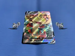 Pokemon TCG Meowth VMAX SWSH005 Black Star Promo (NM) Holo Full Art Pokemon Card - Image 3