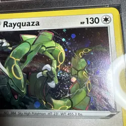 POKEMON PSA 10 2024 SWSH Black Star Promo Rayquaza SWSH029 Holo DBL SWIRL - Image 4
