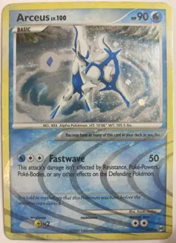 Arceus ¥AR4¥ ¥Platinum¥ Pokemon Holo ~Played - Image 1