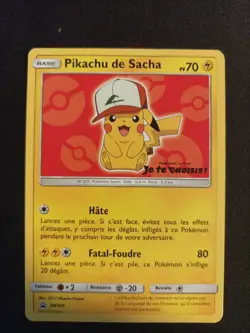 Carte Pokemon Pikachu Sm109 Promo Soleil Et Lune - Image 1