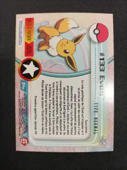 Carte Pokemon Topps Evoli #133 - Image 2