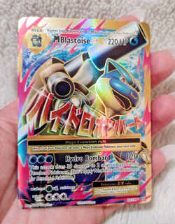 M Blastoise EX (Full Art) 102/108 XY - Evolutions Pokemon TCG OC MISSCUT DOT - Image 2