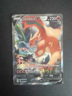 2022 Pokemon Brilliant Stars Charizard V Full Alternate Alt Art 154/172 - Image 1