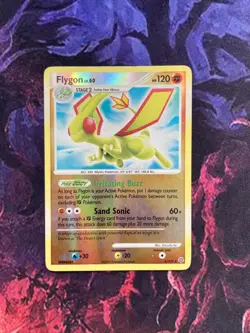 Pokemon Card- Flygon 5/132 (Secret Wonders, 2007) Reverse Holo, VG - Image 1