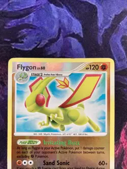 Pokemon Card- Flygon 5/132 (Secret Wonders, 2007) Reverse Holo, VG - Image 2