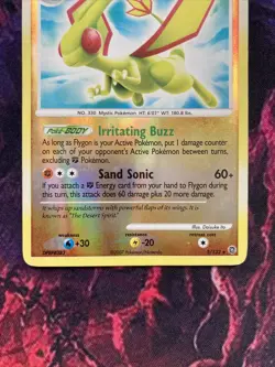 Pokemon Card- Flygon 5/132 (Secret Wonders, 2007) Reverse Holo, VG - Image 3