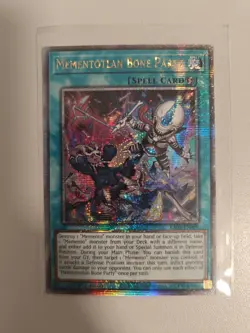 Mementotlan Bone Party Quarter Century Rare Card RA04-EN099 for Yu-Gi-Oh - Image 1