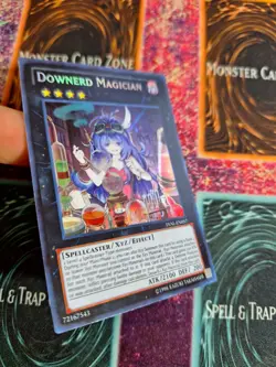 Yu-Gi-Oh! TCG Downerd Magician LVAL-EN057 Secret Rare Unlimited Near Mint - Image 2