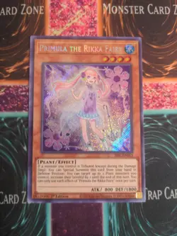 Yu-Gi-Oh! Primula the Rikka Fairy SESL-EN015 1st Edition Secret Rare NM - Image 1