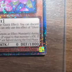 YuGiOh Ghost Sister & Spooky Dogwood Quarter Century Secret Rare QCR RA03-EN020 - Image 2