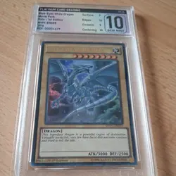 Yu-Gi-Oh Blue-Eyes White Dragon MVP1-EN055 Ultra Rare 1st Edition Card Grade 10 - Image 1