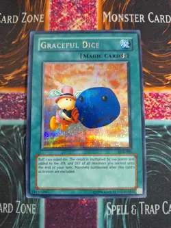 Yu-Gi-Oh! TCG Graceful Dice EDS-002 Prismatic Secret Rare LP/MP - Image 1