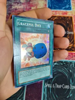 Yu-Gi-Oh! TCG Graceful Dice EDS-002 Prismatic Secret Rare LP/MP - Image 3