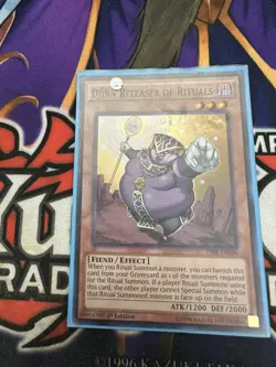 Djinn Releaser Of Rituals Super Rare THSF-EN036 (Lightly Played 1st Edition) - Image 1