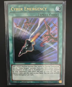 Yugioh Cyber Emergency DUOV-EN092 -Ultra Rare-1st Ed NM - Image 1