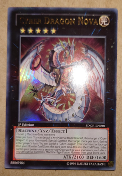 Yu-Gi-Oh! Cyber Dragon Nova Sdcr-En038 Cyber Dragon Revolution 1st Edition - Image 3