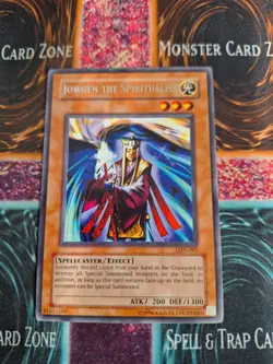 Yu-Gi-Oh! TCG Jowgen the Spiritualist LON-061 Rare Unlimited LP - Image 1