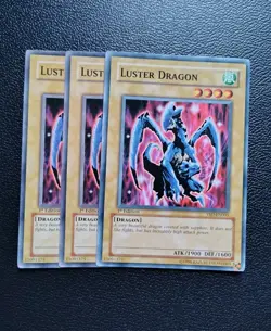 Yu-Gi-Oh - Luster Dragon 3X - Full Playset - Image 1