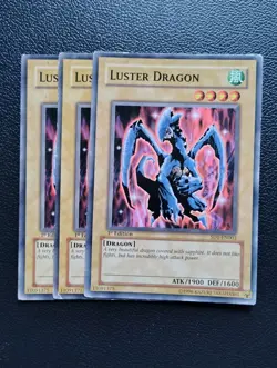 Yu-Gi-Oh - Luster Dragon 3X - Full Playset - Image 1