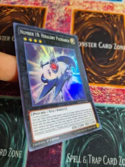 Yu-Gi-Oh! Number 18: Heraldry Patriarch WSUP-EN004 Super 1st Edition NM b2/ - Image 2