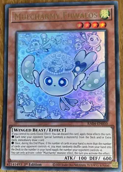 YUGIOH RA04-EN050 Mulcharmy Fuwalos Ultra Rare 1st Edition - Image 1