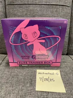 Pokemon TCG: Sword & Shield Fusion Strike ETB Elite Trainer Box Factory Sealed - Image 1