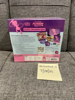 Pokemon TCG: Sword & Shield Fusion Strike ETB Elite Trainer Box Factory Sealed - Image 2