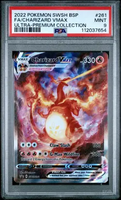 PSA 9 CHARIZARD VMAX SWSH261 2022 POKEMON TCG CHARIZARD ULTRA PREMIUM COLLECTION - Image 1