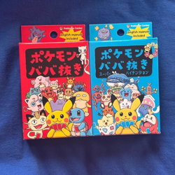 Set Of 2 - Pokemon Babanuki Old maid Deck- Pokemon Center Japan - Sealed - Image 1